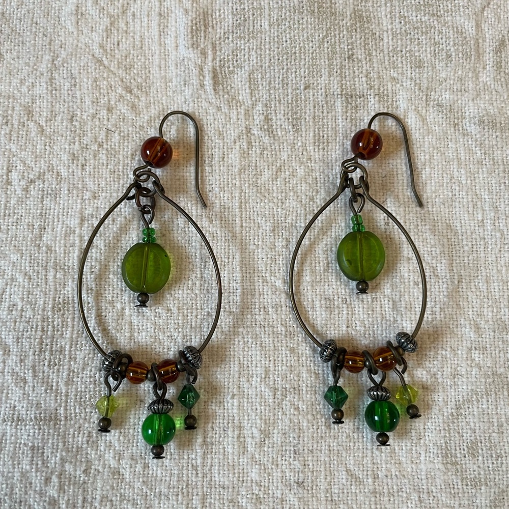 VINTAGE Beaded Earrings